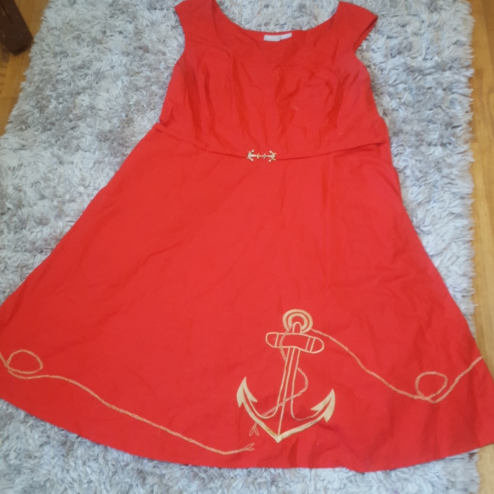 EShakti Nautical Darling Dress NWOT